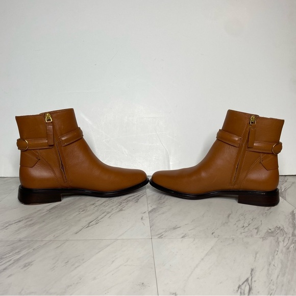 Franco Sarto Elese Brown Leather Bootie 9M - Picture 5 of 14